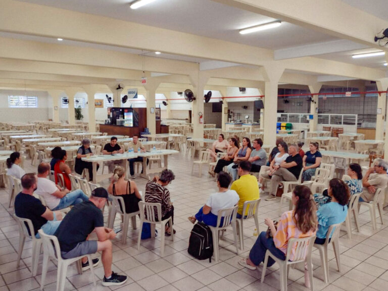 Reunião sobre turismo religioso em Nova Trento no Santuário Santa Paulina