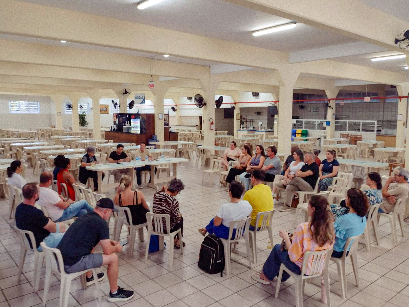 Reunião sobre turismo religioso em Nova Trento no Santuário Santa Paulina